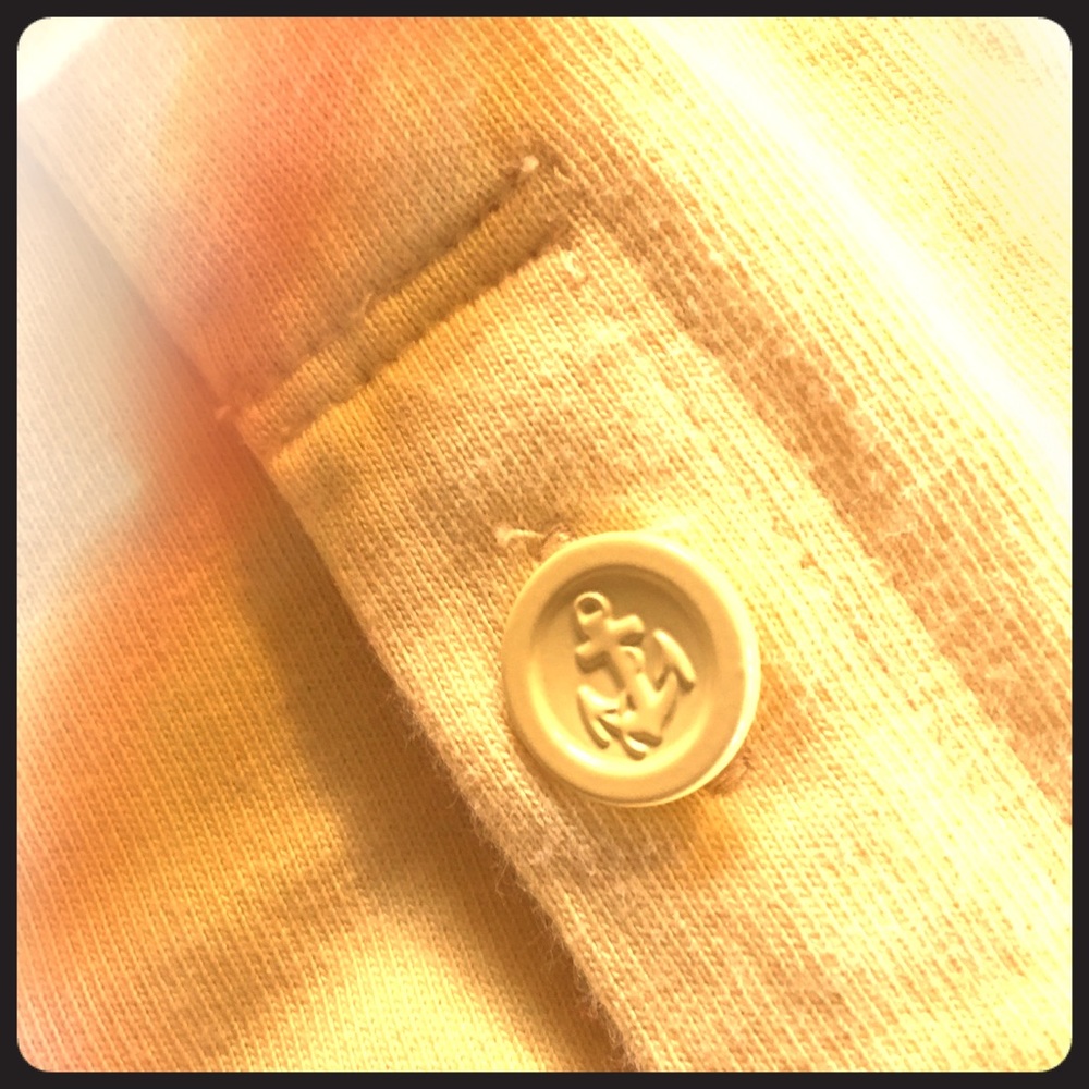 Yellow Anchor 3/4 sleeve